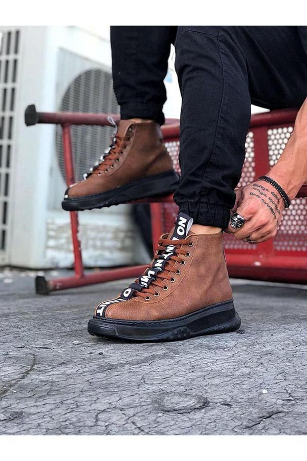 Wagoon WG03 Taba Kömür Erkek Yarım Bilek Bot - Image 1