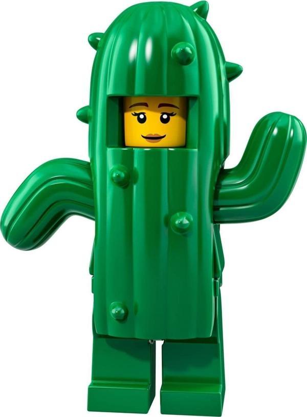 LEGO 71021 Minifigure Series 18 - 11 Cactus Costume Girl +5 Yaş (1 Parça) - Image 1