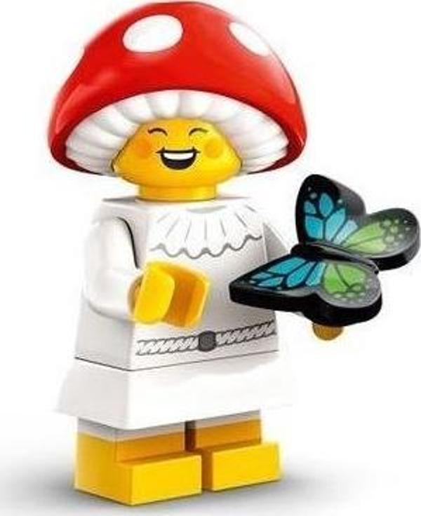LEGO Minifigür 71045 - Seri 25 - 6 Mushroom Sprite +5 Yaş (1 Parça) - Image 1