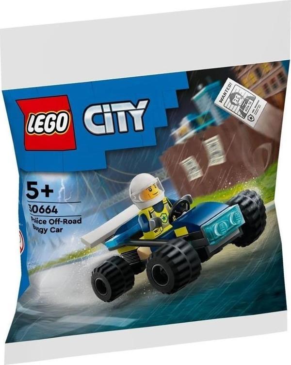 LEGO City 30664 Police Off-Road Buggy Car +5 Yaş (35 Parça) - Image 1