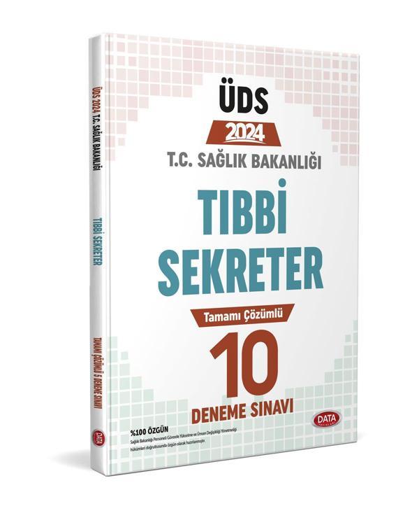 Data Yayınları 2024 ÜDS Sağlık Bakanlığı Tıbbi Sekreter 10 Deneme Çözümlü Ünvan Değişikliği - Data Yayınları - Image 1