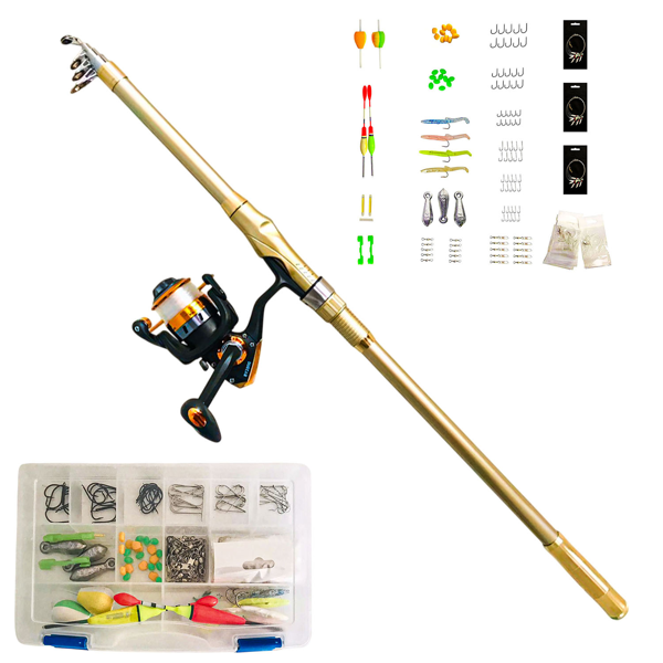 Hızlı Balık 125 Parça Hazır olta seti 210 cm 001 - Image 1