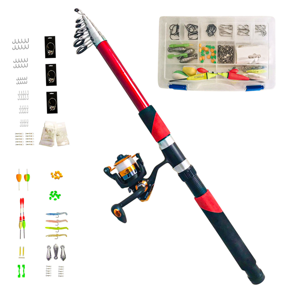 Hızlı Balık 125 Parça Hazır olta seti -300 cm - Image 1