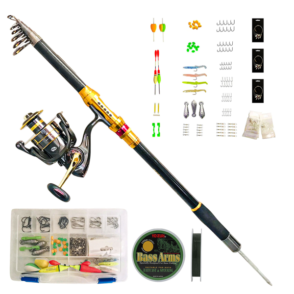 Hızlı Balık 125 Parça Hazır olta seti 360 cm 002 - Image 1