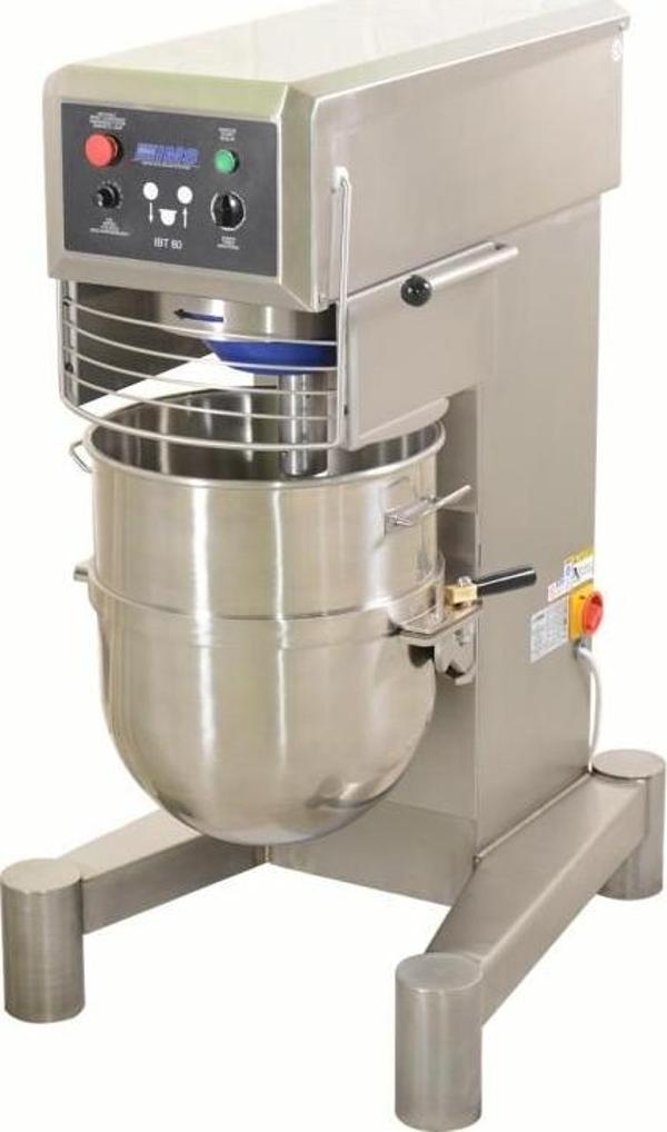Dirmak IBT 80-VEL CR Planet Mikser 80 Lt Kazan Asansörlü Hız Kontrollü Krom Gövde 380v/3p/50hz - Image 1