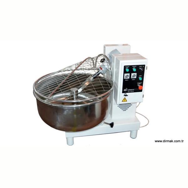 Dirmak PET 125 Çatallı Tip Hamur Yoğurma Makinası 125 Lt Kazan 50 Kg Un Kapasiteli Tek Devirli 380v/3p/50hz - Image 1