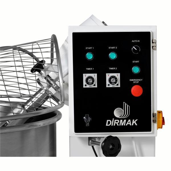 Dirmak PET 200-32 Çatallı Tip Hamur Yoğurma Makinası 200 Lt Kazan 100 Kg Un Kapasiteli İki Devirli 380v/3p/50hz - Image 1