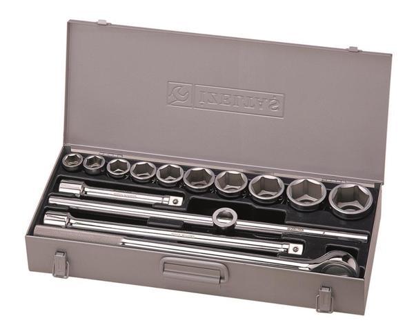 İzeltaş 3/4''Altı Köşe Lokma Anahtar Takımı 14 Parça 1119006114 - Image 1