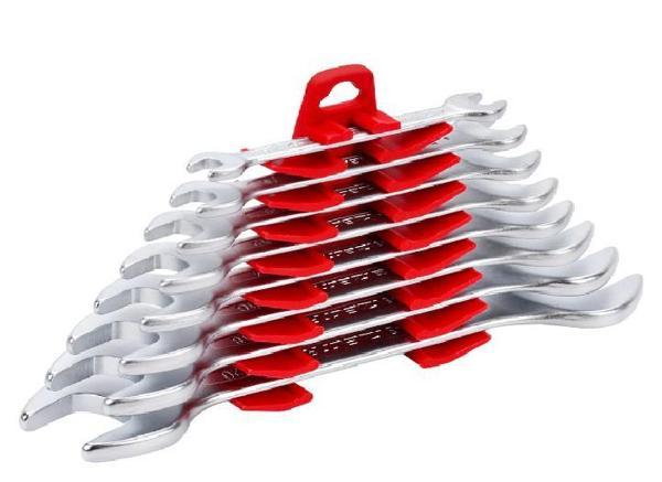 İzeltaş 8'li İki Çatal Ağız Anahtar Takımı Kısa Boy 0100002108 - Image 1