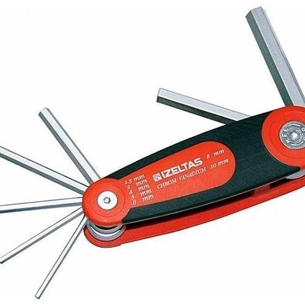 İzeltaş Kaset Allen Alyan Anahtar Takımı 7 Parça 2,5-10 - Image 1