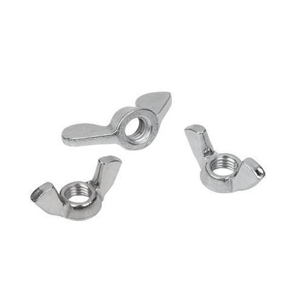 Kelebek Somun Metrik 4mm 20 Adet Kaplamalı Beyaz - Image 1