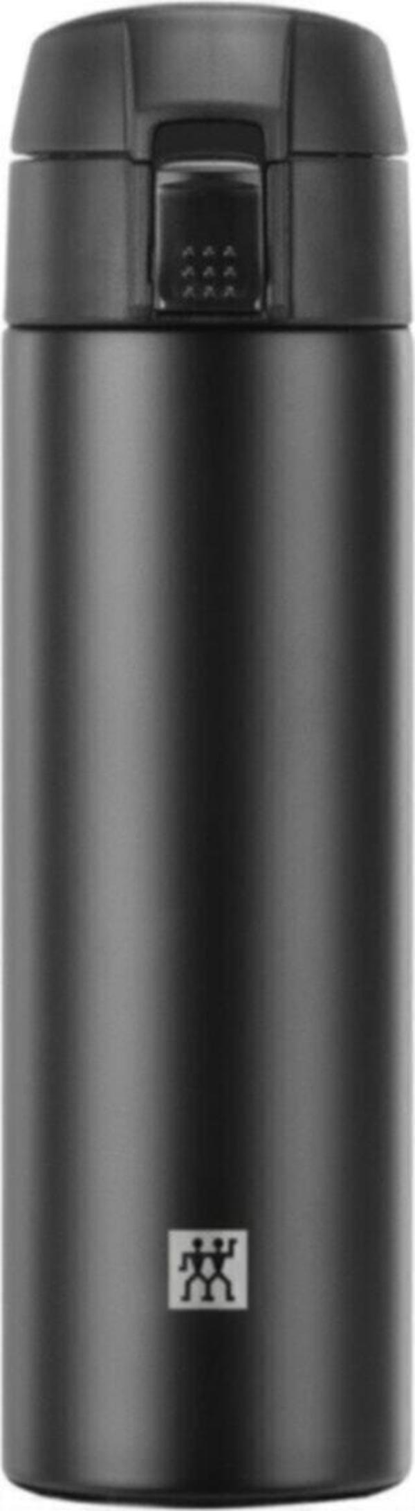 Zwilling Thermo Travel Mug 450 ml Çelik Matara Termos Siyah 395005080 - Image 1