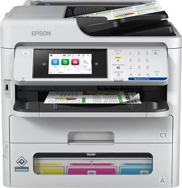 Epson WorkForce Pro WF-EM-C800RDWTF Wi-Fi Tarayıcı + Fotokopi + Faks Renkli Yazıcı - Image 1
