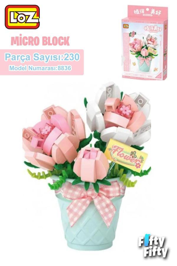 LOZ SAKSILI GÜL 230 PARÇA LEGO - Image 1