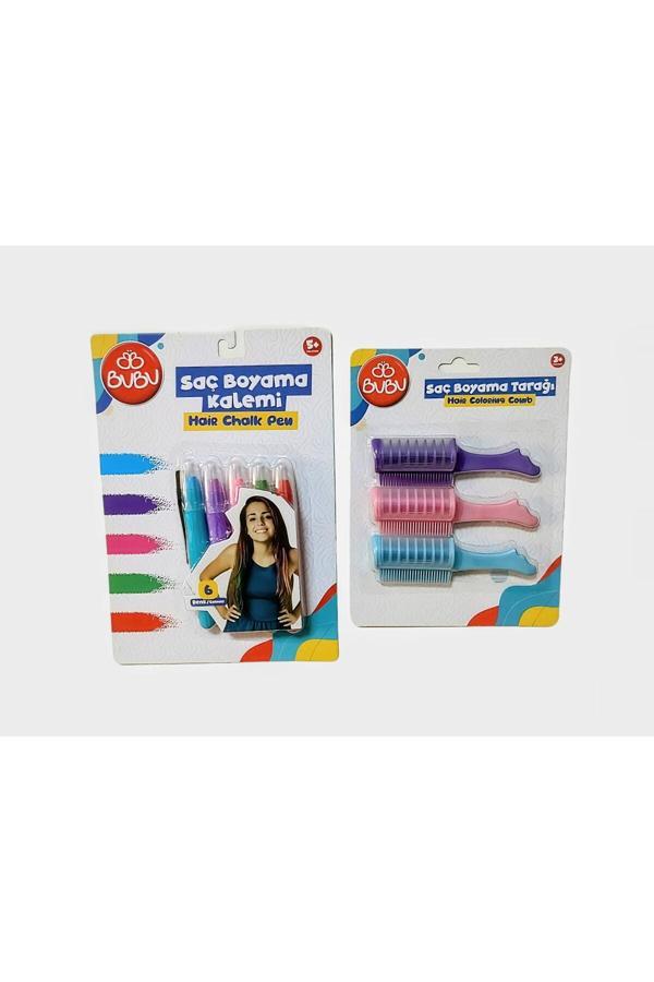 Saç Boyama Kalemi ve 3 Adet Tarağı - Image 1