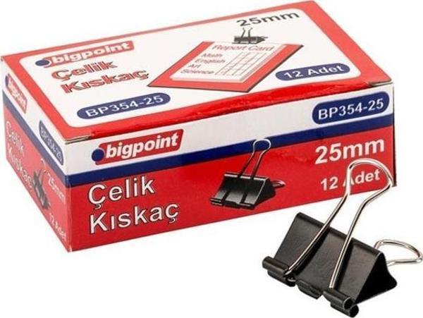 Bigpoint Çelik Kıskaç 25 mm 12’li BP354-25 - Image 1