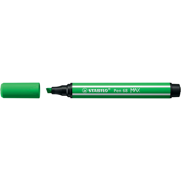 Stabilo Keçe Uçlu Kalem 68 Max Yaprak Yeşili 1-5 Mm Kesik Uç 768/43 (5 Li Paket) - Image 1