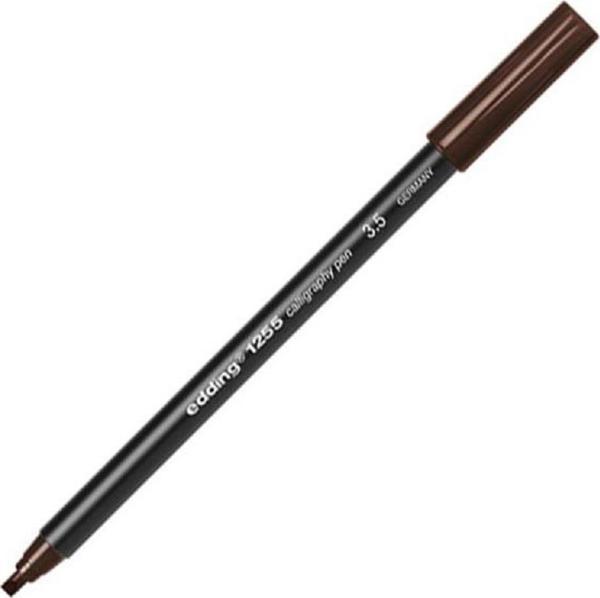 Edding Kaligrafi Kalemi 3.5 Mm Koyu Kahve 1255 (10 Lu Paket) - Image 1
