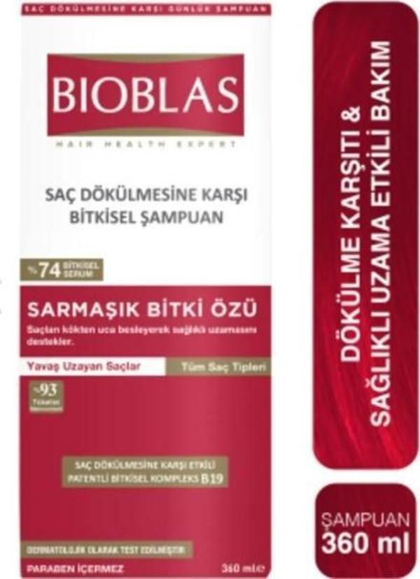 Bioblas Şampuan 360 ml Procyanidin Sağlıklı Uzayan Saç - Image 1