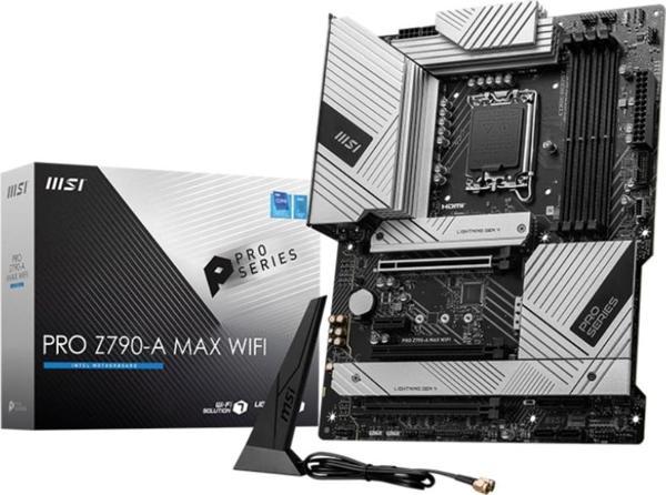 MSI PRO Z790-A MAX WIFI Z790 DDR5 (Vga Yok) GLan 2.5G ATX DP HD M2 WIFI BT TYP-C 1700p Anakart - Image 1