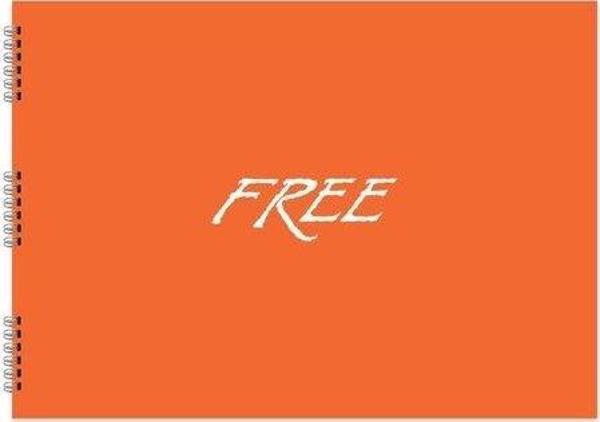 Keskin 25*35 25 Yaprak Free PP Kapak  Resim Defter Turuncu - Image 1