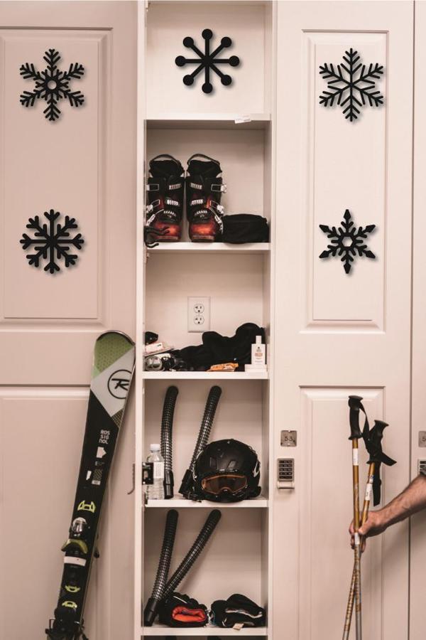 Kar Taneleri Duvar Dekoru Ahşap  Dekoratif Obje - Image 1