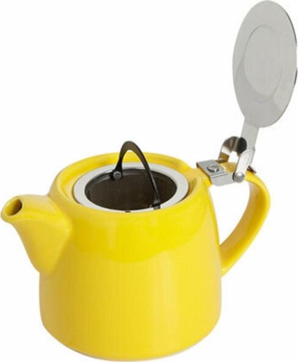 Porland Chai Sarı Süzgeçli Demlik 600cc - Image 1
