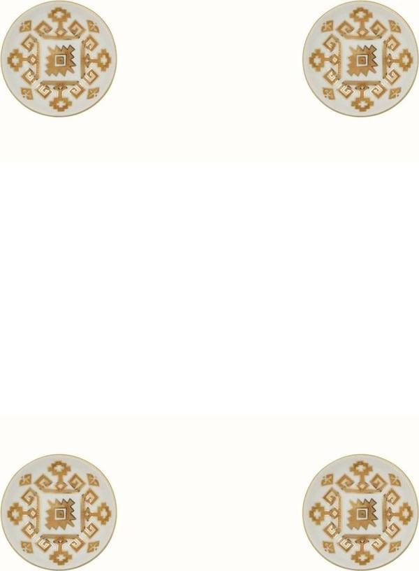 Porland Arabesque Desen Mini Kase 10cm 4'lü - Image 1