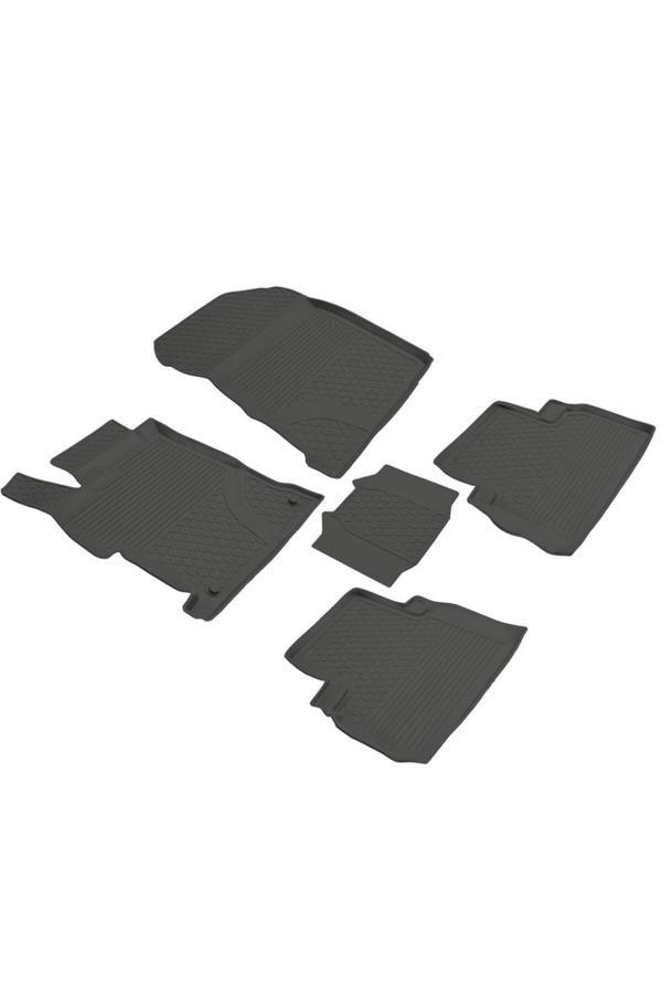 Refref Honda Civic Sedan Refref 4D Havuzlu Kauçuk Paspas 2007 2012 Siyah - Image 1