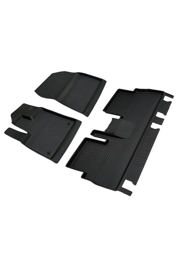 Refref Peugeot Rifter 4D Havuzlu Kauçuk Paspas 2019 Ve Üstü Siyah - Image 1