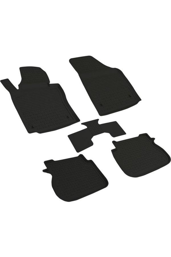 Refref Volkswagen Caddy Refref 4D Havuzlu Kauçuk Paspas 2004 2010 Siyah - Image 1