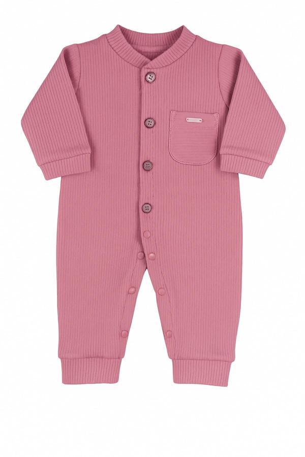 Ciccim Kız Bebek Tulum Uzun Kollu Pamuklu 1-12 Aylık - Image 1