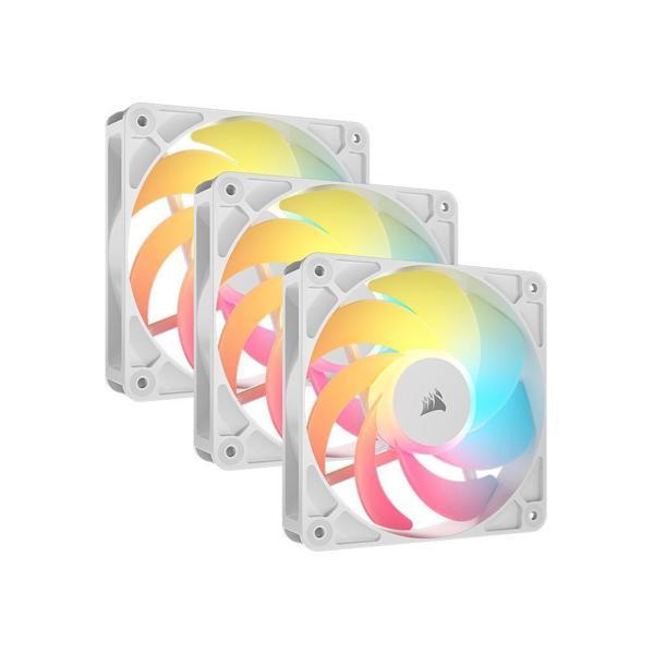 CORSAIR RS Serisi RS120 Reverse ARGB Beyaz 120MM PWM 3'lü Fan Kiti-CO-9050197-WW - Image 1