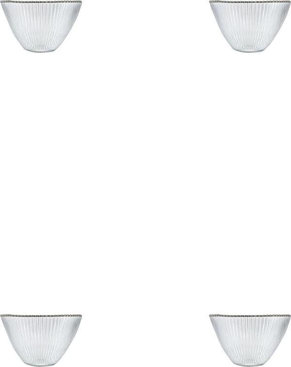 Porland Moon Gümüş Kase 15cm 4'lü - Image 1