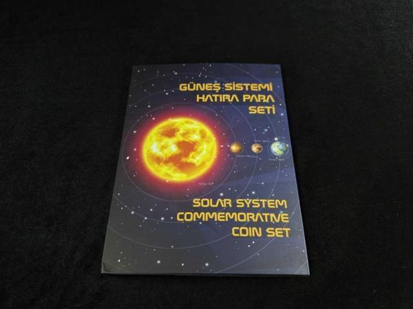 Darphane 2022 – Güneş Sistemi Hatıra Sikke Seti (10 Adet Nikel Sikke, Özel Albüm Baskı) - Image 1