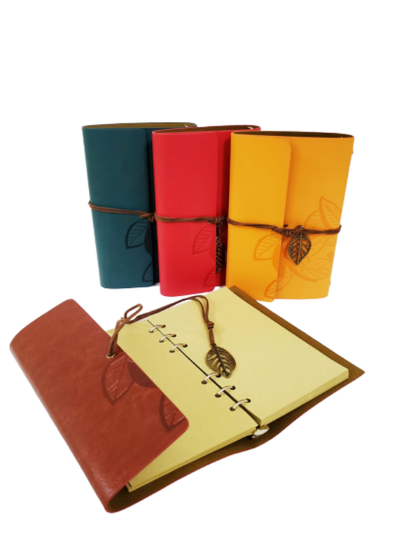 Yaprak Desenli Hatıra Defteri - Image 1