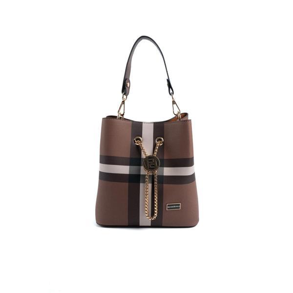 Silver & Polo Kadın Çapraz Çanta 967-48161SILVER POLO ÇAPRAZ BAYAN ÇANTASI MK85 KOYU KAHVE-MAT KAHVE - Image 1