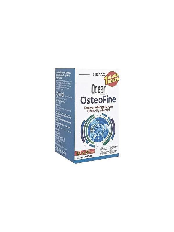 Ocean OsteoFine Kalsiyum, Magnezyum, Çİnko, D3 Vitamini 120 Tablet - Image 1