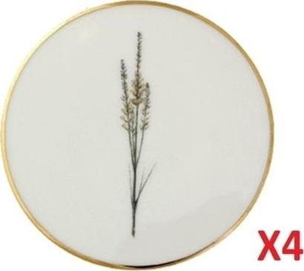 Porland Botanical Desen Bardak Altlığı 10cm 4'lü 04alm006631 - Image 1