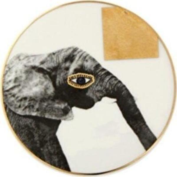Porland Wild Life Elephant Bardak Altlık 10 Cm - Image 1