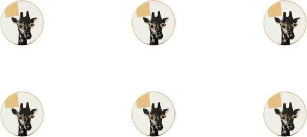 Porland Wild Life Giraffe Bardak Altlığı 10cm 6'lı 04alm006620 - Image 1
