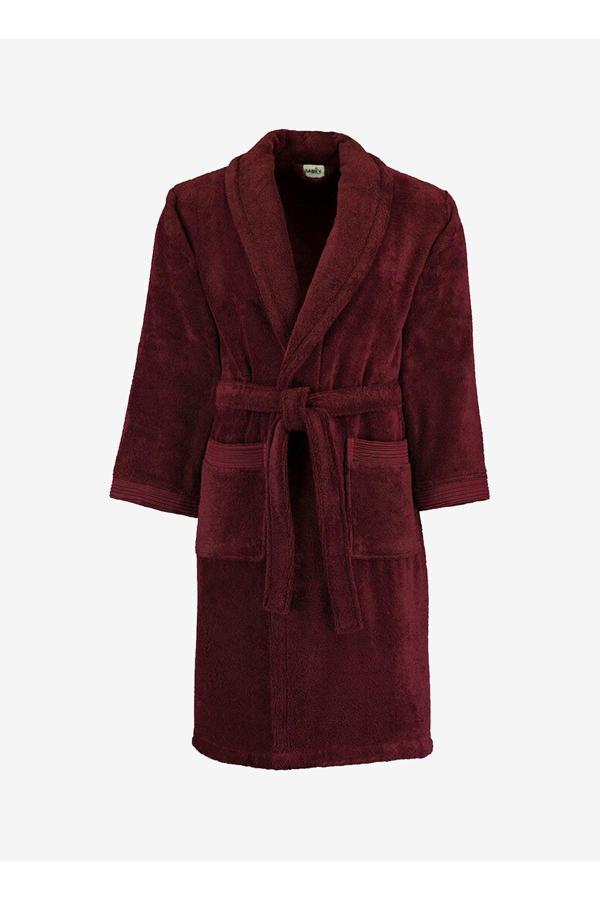 Bordo Unisex Bornoz NEW SOHO BORNOZ, .BORDO, L - Image 1