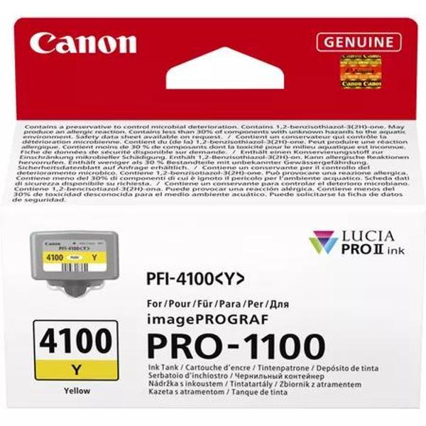 Canon PFI-4100Y Sarı Mürekkep  - Image 1