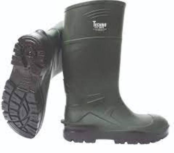 TECHNO BOOTS Çelik Burun Korumalı Iş Çizmesi-yeşil - Image 1