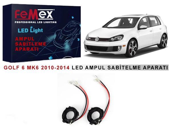 Volkswagen Golf 6 MK6 Araçlar için Kısa Far Tutucu Led Ampul Sabitleme Aparatı - Image 1