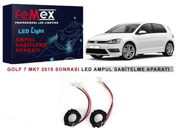 Volkswagen Golf 7 MK7 2015 Sonrası Araçlar için Kısa Far Tutucu Led Ampul Sabitleme Aparatı - Image 1