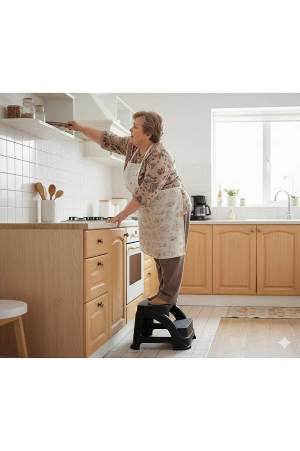 120 KG TAŞIMA KAPASİTELİ BASAMAKLI TABURE - Image 1