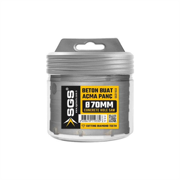 SGS BETON BUAT AÇMA ADAPTÖRSÜZ 70 MM SGS1933 - Image 1