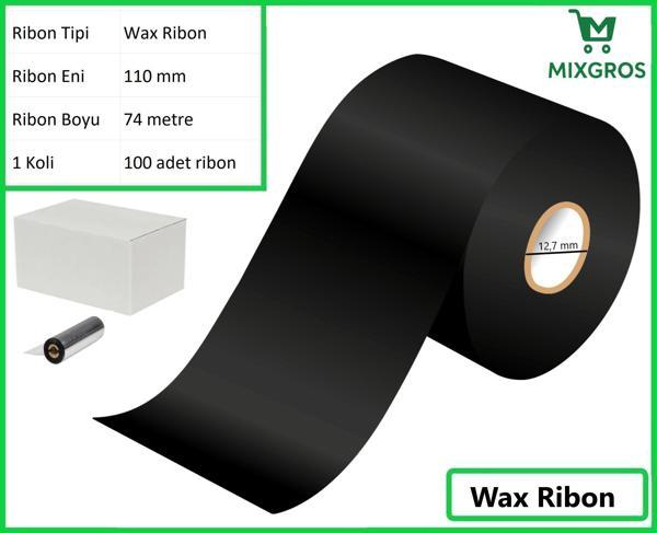 110x74 Metre Wax Ribon 100 Adet - Image 1