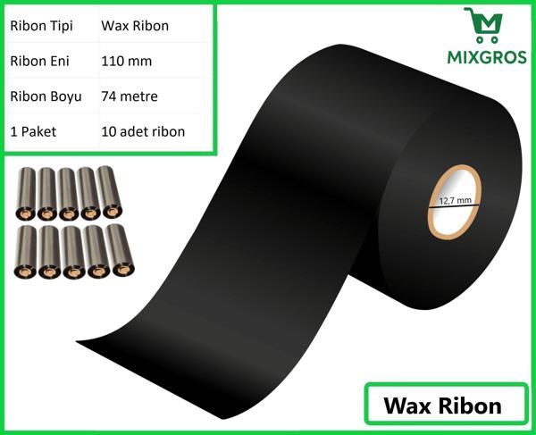 110x74 Metre Wax Ribon 10 Adet - Image 1